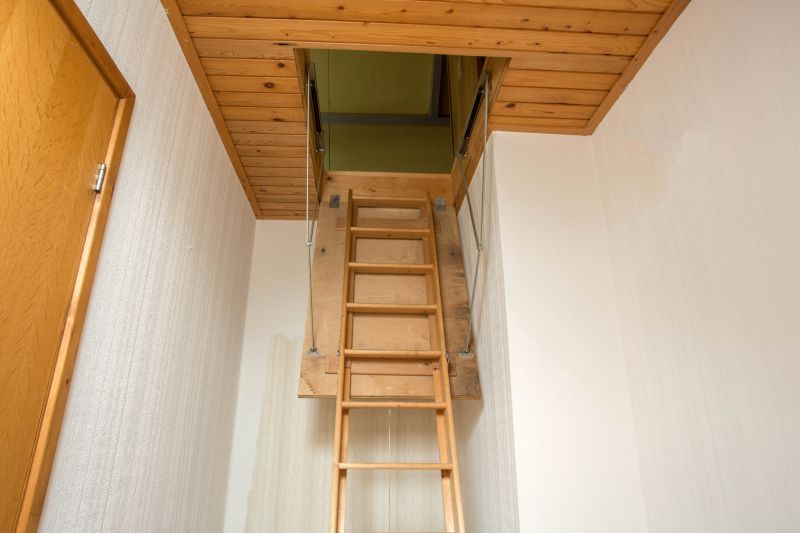 Attic Stairs in Use