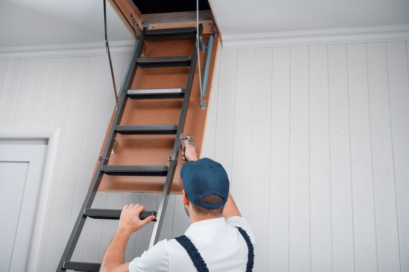 Attic Access with Ladder